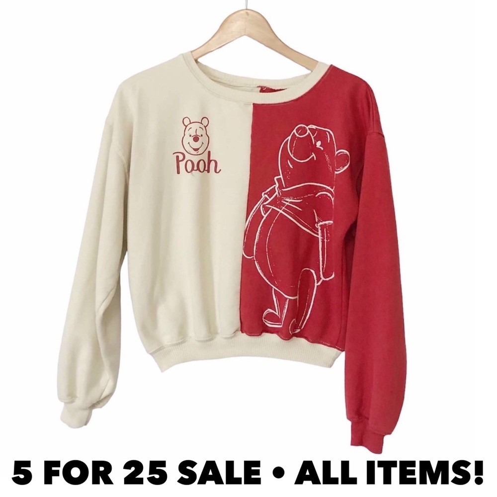 Disney Color Block Winnie the Pooh Sweatshirt